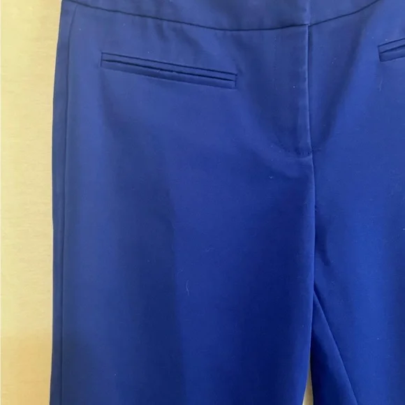 B-202 Chico’s Blue Cropped Pull on Pants Size 2 (Chico’s Size 00) - Picture 4 of 15
